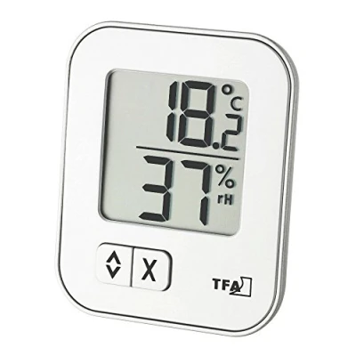 Imagen de TFA Dostmann 30.5026.02 Termohigrómetro moxx Digital, Blanco