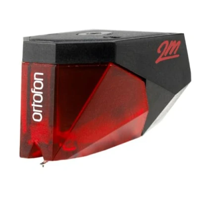 Imagen de Ortofon 2M Red Cartucho de imán móvil con Aguja elíptica Todoterreno Sonido Abierto y dinámico Rojo/Negro