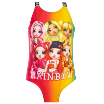 Imagen de RAINBOW HIGH Bañador Niña Bañadores De Natación Traje Baño Multicolor 7 8 años