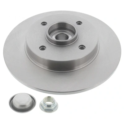 Imagen de MAPCO 15329 Disco de freno Eje trasero 249 9 4 macizo con juego cojinetes rueda, anillo sensor ABS PEUGEOT: 307 Hatchback, SW, CC