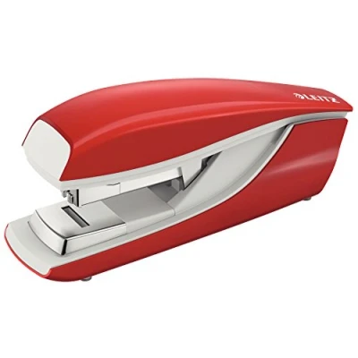 Imagen de Leitz 55236025 Grapadora (capacidad: 40 hojas), color rojo y gris