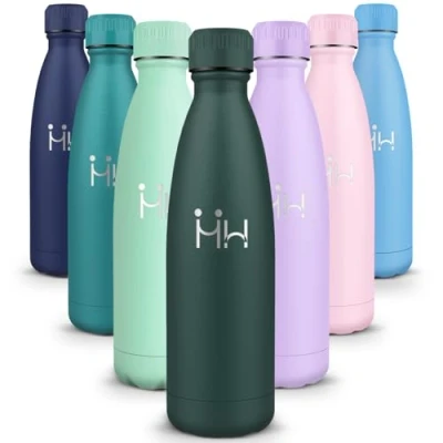 Imagen de HoneyHolly Botella Agua Acero Inoxidable, Termica 750ml sin BPA, de Deportiva, Doble Pared al Vacío a Prueba Fugas, Cantimplora para Gimnasio