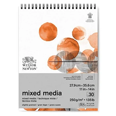 Imagen de Winsor &amp; Newton Bloc papel Multi técnica(27,9 x 35,6 cm), Blanco