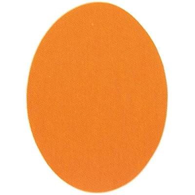 Imagen de Haberdashery Online 6 rodilleras niños color Naranja termoadhesivas de plancha. Coderas para proteger tu ropa y reparación pantalones, chaquetas, jerseys, camisas. 10,5 x 8 cm. Ref. 71.