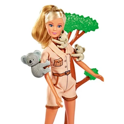 Imagen de Simba 105733490 Steffi Love Koala Muñeca con árbol de Escalada, Forro y Botella Agua