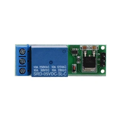 Imagen de Placa de disparo bajo pulso, DC 6 24v Módulo relé enganche flip flop Interruptor autoblocante biestable pulso