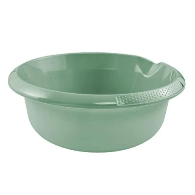 Imagen de keeeper Barreño universal con pico de vertido, Redondo, 3,5 L, Ø 28 cm, Björk, Verde Nordic