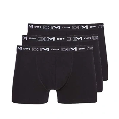 Imagen de Dim Bóxers Con Cinturilla A Contraste X3, Bóxer Hombre, Negro, S