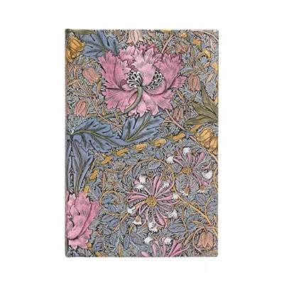 Imagen de Libreta Paperblanks Mini Rayas Morris Madreselva Rosa