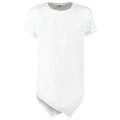 Imagen de Urban Classics Asymetric LONG TEE Camiseta estampada, Hombre, Talla: Small, White