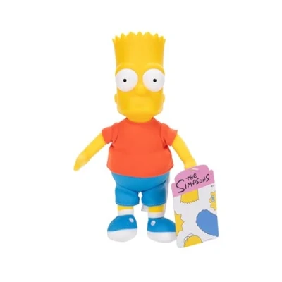 Imagen de Los Simpsons Peluche Bart de 30 cm con Cabeza Vinilo Suave y Muy Detallado para Niños