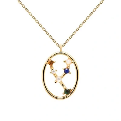 Imagen de P D PAOLA Collar Libra Plata de Ley 925 Bañada en Oro 18k Joyas para Mujer