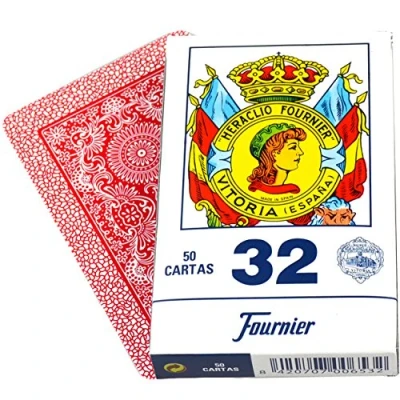 Imagen de Fournier Baraja de Cartas, Color Azul/Rojo (F20993)