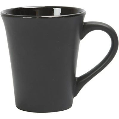 Imagen de Creativ Taza de 10 cm alto x 5,9 8,7 profundidad, color negro, 1 unidad