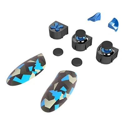Imagen de Thrustmaster ESWAP X Blue COLOR PACK, Pack de 7 Módulos Camuflaje Azul Compatible con
