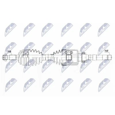 Imagen de Semi eje NTY NPW CT 121