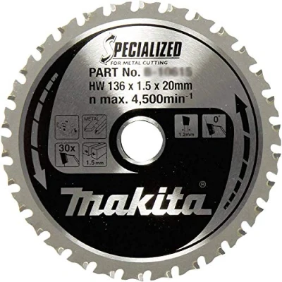 Imagen de Makita B 33526 Hoja de sierra especializada, 136 x 20 mm, 30 z,