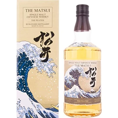 Imagen de MATSUI Whisky THE Single Malt Japanese PEATED CASK 48% Vol. 0,7l in Giftbox