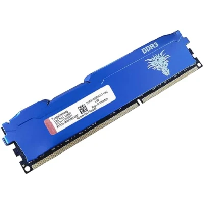 Imagen de DDR3 8GB 1600MHz Memoria Ram Escritorio Udimm PC3 12800 Sin ECC Búfer 1.5V CL11 2Rx8 Dual Rank 240 Pin Módulo de Actualización Memory para PC Sobremesa (Azul)