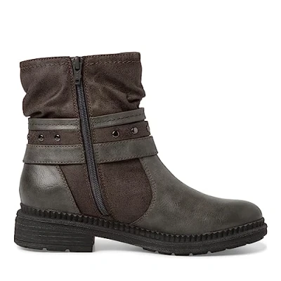 Imagen de Jana 8 25475 41, Botas Cortas al Tobillo Mujer, Gris Grafito, 37 EU