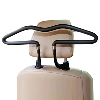 Imagen de Fulenyi Coche, Perchas Asiento Trasero para Universales Suaves Abrigos Trasero, Reposacabezas, Abrigo, Percha