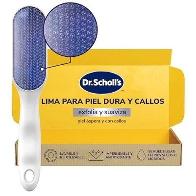 Imagen de Scholl Lima Manual Vidrio Nano Cristal Para Pies Exclusivo Amazon Elimina durezas y callosidades Lavable reutilizable 1 unidad