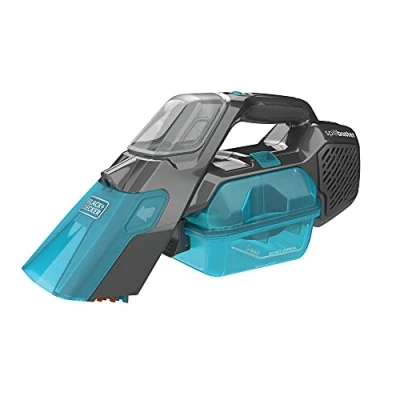 Imagen de Black+Decker BHSB315J, Aspirador Quita Manchas Manual 12 V 1.5 Ah, Diseño Ergonómico, Filtro Extraíble y Lavable, Depósito 250 ml