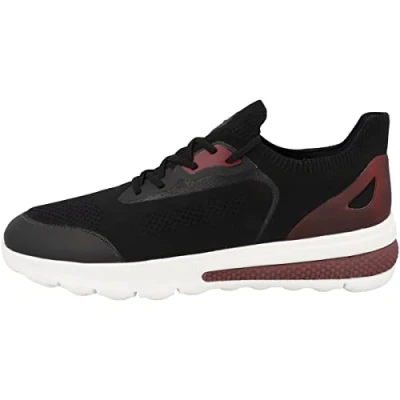 Imagen de Geox U Spherica Actif Zapatillas, Hombre, Talla: 41, Black/red Zapatos