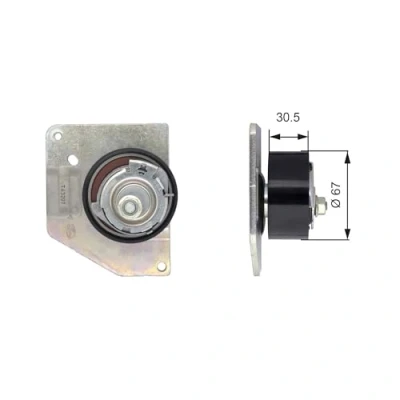 Imagen de GATES T43207 Polea tensora, correa dentada Tru Power