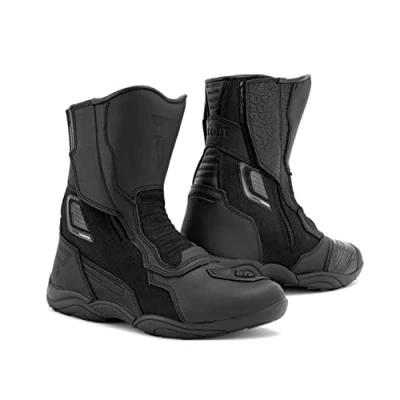 Imagen de REBELHORN Scout Air Botas de Moto Inserciones ventilación malla Protección Tobillo y Talón Plantilla antibacteriana Elementos reflectantes