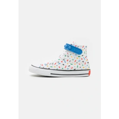 Imagen de Converse Chuck Taylor ALL STAR Bubble Strap Unisex Zapatillas altas para niños, Talla: 27, White/blue slushy/white Zapatos