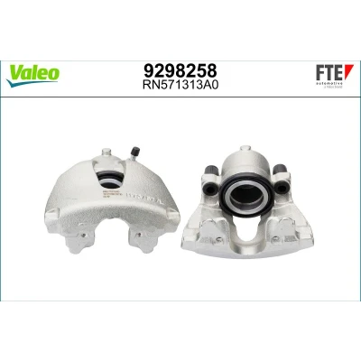 Imagen de FTE 9298258 Pinza de freno gris Hierro fundido Eje delantero, izquierda sin soporte OPEL: Corsa D Hatchback, Astra G CC, H Hatchback