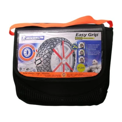 Imagen de Michelin 7900 Cadenas de nieve tela para coche (compatible con ABS y ESP, certificado TÜV/GS ÖNORM), Easy Grip G13, 2 piezas