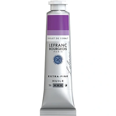Imagen de Lefranc Bourgeois Óleo Extra Fino 40ml Tubo de pintura, Violeta Cobalto