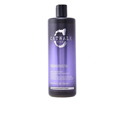Imagen de Catwalk by TIGI, Fashionista Acondicionador Violeta Matizador para Pelo Teñido y Rubio, 750ml