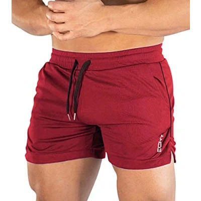 Imagen de Superora Hombres Running Gym Pantalones Cortos Deportivos de Entrenamiento al Aire Libre Transpirables con Bolsillos