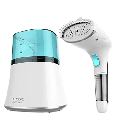 Imagen de Cecotec Plancha de Vapor Vertical SmoothForce 3000 UltraSteam White. 1200 W, 2 Bares, Presión Continuo 25 g/min, Lista en 30 Segundos, 3 Metros Cable, Depósito 700 ml