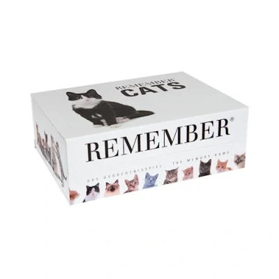 Imagen de Remember MEM01 Juego de Memoria para Gatos 44 Pares imágenes Amantes los (88 Cartas)