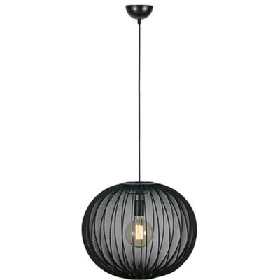 Imagen de Markslöjd Lámpara colgante Florence, negra, Ø 50 cm, nailon