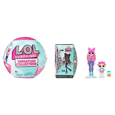 Imagen de MGA&#039;S MINIVERSE LOL Surprise Miniature Collection con una versión Mini de Las Muñecas y Hermanas Moda OMG, Accesorios Embalaje para Niños 4+ Años