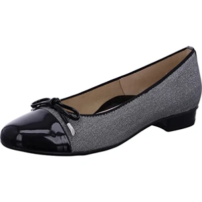 Imagen de ARA Bari, Zapatos Tipo Ballet Mujer, Black, 42 EU Estrecho