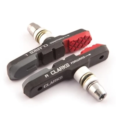 Imagen de Clarks CPS301, pastillas de freno Elite MTB / híbridas, bloque integral con inserción triple compuesto, 72 mm