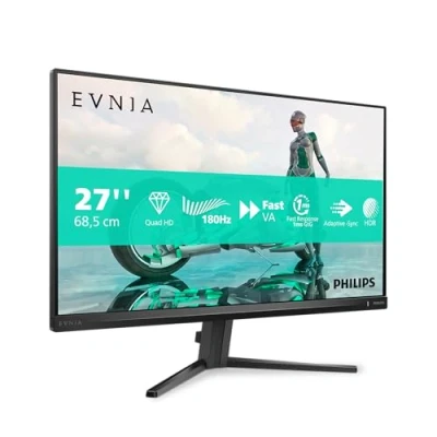 Imagen de Philips 27M2N3500AM Monitor Gaming QHD de 27 Pulgadas, 180 Hz, 1ms GtG, FreeSync Prem. (1920x1080, 2X HDMI, DisplayPort) Negro/Gris