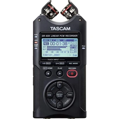 Imagen de Tascam DR 40X grabadora de audio portátil 4 pistas, usb2.0