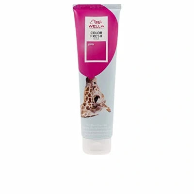 Imagen de Wella Professionals color Fresh Mask Mascarilla de Coloración temporal Transforma el del cabello Hidratante Tono Rosa 150ml