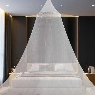 Imagen de Mosquitero para Camas, Universal Mosquitera Cama con Diseño de Cúpula,Cama Portátil Mosquitose, Individual, Viajes, puede utilizar decorar la habitación y prevenir insectos