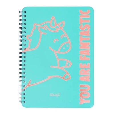Imagen de Mr. Wonderful Libreta a4 unicornio mint you are fantastic