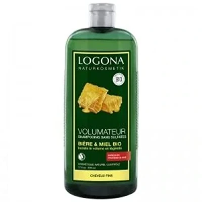 Imagen de Logona Champú de miel y cerveza para potenciar el volumen, 500 ml