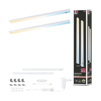 Imagen de Paulmann lámpara bajo mueble Inline starter set de 2 blanco 35 cm CCT