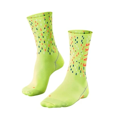 Imagen de FALKE BC Impulse Peloton U SO hilo funcional anti ampollas 1 par, Calcetines de ciclismo Unisex adulto, Amarillo (Lightning 1690), 39 41